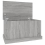 Baúl almacenaje madera contrachapada gris sonoma 70x40x38 cm de vidaXL, Baúles de almacenamiento - Ref: Foro24-816510, Precio...