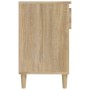 Mueble zapatero madera contrachapada roble Sonoma 102x36x60 cm en Zapateros y organizadores de calzado | Comprar online en Foru.