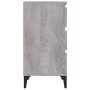 Mesita de noche madera contrachapada gris Sonoma 40x35x70 cm de vidaXL, Mesitas de noche - Ref: Foro24-819674, Precio: 60,75 ...