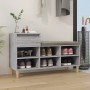 Mueble zapatero madera contrachapada gris Sonoma 102x36x60 cm en Zapateros y organizadores de calzado | Comprar online en Foru.e