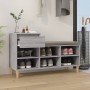 Mueble zapatero madera contrachapada gris Sonoma 102x36x60 cm en Zapateros y organizadores de calzado | Comprar online en Foru.e