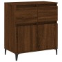 Aparador madera contrachapada marrón roble 60x35x70 cm de vidaXL, Aparadores - Ref: Foro24-819691, Precio: 63,75 €, Descuento: %