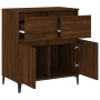 Aparador madera contrachapada marrón roble 60x35x70 cm de vidaXL, Aparadores - Ref: Foro24-819691, Precio: 63,75 €, Descuento: %