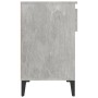 Mueble zapatero madera contrachapada gris hormigón 102x36x60 cm en Zapateros y organizadores de calzado | Comprar online en Foru