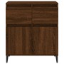 Aparador madera contrachapada marrón roble 60x35x70 cm de vidaXL, Aparadores - Ref: Foro24-819691, Precio: 63,75 €, Descuento: %