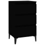Mesita de noche madera contrachapada negro 40x35x70 cm de vidaXL, Mesitas de noche - Ref: Foro24-819669, Precio: 64,59 €, Des...