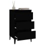 Mesita de noche madera contrachapada negro 40x35x70 cm de vidaXL, Mesitas de noche - Ref: Foro24-819669, Precio: 64,59 €, Des...