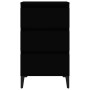 Mesita de noche madera contrachapada negro 40x35x70 cm de vidaXL, Mesitas de noche - Ref: Foro24-819669, Precio: 64,59 €, Des...