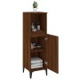 Armario de baño madera contrachapada marrón roble 30x30x100 cm de vidaXL, Muebles de baño - Ref: Foro24-819819, Precio: 63,40...