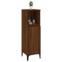 Armario de baño madera contrachapada marrón roble 30x30x100 cm de vidaXL, Muebles de baño - Ref: Foro24-819819, Precio: 63,40...