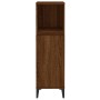 Armario de baño madera contrachapada marrón roble 30x30x100 cm de vidaXL, Muebles de baño - Ref: Foro24-819819, Precio: 63,40...