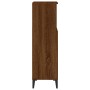 Armario de baño madera contrachapada marrón roble 30x30x100 cm de vidaXL, Muebles de baño - Ref: Foro24-819819, Precio: 63,40...