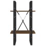 Estantería 2 niveles madera marrón roble 40x30x70 cm en Librerías y estanterías | Comprar online en Foru.es