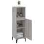 Armario de baño madera contrachapada gris Sonoma 30x30x100 cm de vidaXL, Muebles de baño - Ref: Foro24-819818, Precio: 49,68 ...