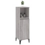 Armario de baño madera contrachapada gris Sonoma 30x30x100 cm de vidaXL, Muebles de baño - Ref: Foro24-819818, Precio: 49,68 ...