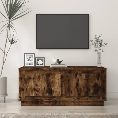 Mesa de centro madera contrachapada roble ahumado 102x50x44 cm de vidaXL, Mesas de centro - Ref: Foro24-819881, Precio: 75,19...