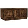 Mesa de centro madera contrachapada roble ahumado 102x50x44 cm de vidaXL, Mesas de centro - Ref: Foro24-819881, Precio: 75,19...