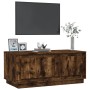 Mesa de centro madera contrachapada roble ahumado 102x50x44 cm de vidaXL, Mesas de centro - Ref: Foro24-819881, Precio: 75,19...