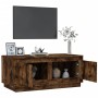Mesa de centro madera contrachapada roble ahumado 102x50x44 cm de vidaXL, Mesas de centro - Ref: Foro24-819881, Precio: 75,19...