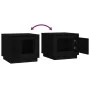 Mesa de centro madera contrachapada negra 51x50x44 cm de vidaXL, Mesas de centro - Ref: Foro24-819869, Precio: 53,60 €, Descu...