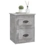 Mesita de noche de pared gris hormigón 41,5x36x53 cm de vidaXL, Mesitas de noche - Ref: Foro24-816400, Precio: 43,37 €, Descu...