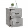 Mesita de noche de pared gris hormigón 41,5x36x53 cm de vidaXL, Mesitas de noche - Ref: Foro24-816400, Precio: 43,84 €, Descu...