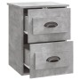 Mesita de noche de pared gris hormigón 41,5x36x53 cm de vidaXL, Mesitas de noche - Ref: Foro24-816400, Precio: 43,84 €, Descu...