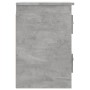 Mesita de noche de pared gris hormigón 41,5x36x53 cm de vidaXL, Mesitas de noche - Ref: Foro24-816400, Precio: 43,84 €, Descu...