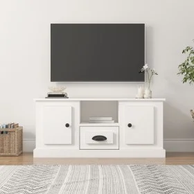 Mueble para TV madera contrachapada blanco 100x35,5x45 cm de vidaXL, Muebles TV - Ref: Foro24-816456, Precio: 59,14 €, Descue...