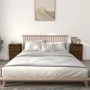 Mesitas de noche 2 uds color roble marrón 40x35x70 cm de vidaXL, Mesitas de noche - Ref: Foro24-819707, Precio: 78,77 €, Desc...