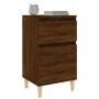 Mesitas de noche 2 uds color roble marrón 40x35x70 cm de vidaXL, Mesitas de noche - Ref: Foro24-819707, Precio: 78,77 €, Desc...