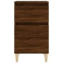 Mesitas de noche 2 uds color roble marrón 40x35x70 cm de vidaXL, Mesitas de noche - Ref: Foro24-819707, Precio: 79,73 €, Desc...
