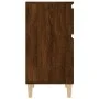Mesitas de noche 2 uds color roble marrón 40x35x70 cm de vidaXL, Mesitas de noche - Ref: Foro24-819707, Precio: 78,77 €, Desc...