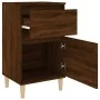 Mesitas de noche 2 uds color roble marrón 40x35x70 cm de vidaXL, Mesitas de noche - Ref: Foro24-819707, Precio: 78,77 €, Desc...