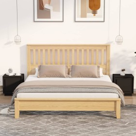 Mesitas de noche 2 uds madera contrachapada negro 44x35x45 cm de vidaXL, Mesitas de noche - Ref: Foro24-819839, Precio: 59,63...
