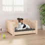 Cama para perros 55,5x45,5x28 cm de madera maciza de pino en Camas para perros | Comprar online en Foru.es