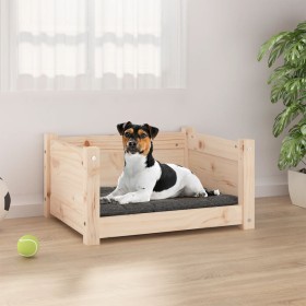 Cama para perros 55,5x45,5x28 cm de madera maciza de pino en Camas para perros | Comprar online en Foru.es