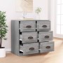 Aparador de madera contrachapada gris Sonoma 70x35,5x67,5 cm de vidaXL, Aparadores - Ref: Foro24-816438, Precio: 117,04 €, De...