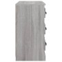 Aparador de madera contrachapada gris Sonoma 70x35,5x67,5 cm de vidaXL, Aparadores - Ref: Foro24-816438, Precio: 117,04 €, De...