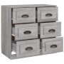 Aparador de madera contrachapada gris Sonoma 70x35,5x67,5 cm de vidaXL, Aparadores - Ref: Foro24-816438, Precio: 117,04 €, De...