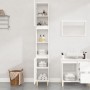 Armario de baño madera contrachapada blanco 30x30x190 cm de vidaXL, Tocadores de baño - Ref: Foro24-819788, Precio: 92,64 €, ...