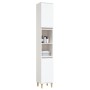 Armario de baño madera contrachapada blanco 30x30x190 cm de vidaXL, Tocadores de baño - Ref: Foro24-819788, Precio: 92,64 €, ...