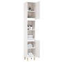 Armario de baño madera contrachapada blanco 30x30x190 cm de vidaXL, Tocadores de baño - Ref: Foro24-819788, Precio: 92,64 €, ...
