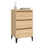Mesita de noche madera contrachapada roble sonoma 40x35x70 cm de vidaXL, Mesitas de noche - Ref: Foro24-819671, Precio: 62,97...