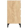 Mesita de noche madera contrachapada roble sonoma 40x35x70 cm de vidaXL, Mesitas de noche - Ref: Foro24-819671, Precio: 62,97...
