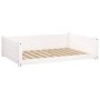 Cama para perros madera maciza de pino blanco 95,5x65,5x28 cm en Camas para perros | Comprar online en Foru.es