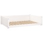Cama para perros madera maciza de pino blanco 105,5x75,5x28 cm en Camas para perros | Comprar online en Foru.es