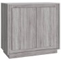 Aparador de madera contrachapada gris Sonoma 80x34x75 cm de vidaXL, Aparadores - Ref: Foro24-819890, Precio: 87,47 €, Descuen...