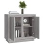 Aparador de madera contrachapada gris Sonoma 80x34x75 cm de vidaXL, Aparadores - Ref: Foro24-819890, Precio: 87,47 €, Descuen...