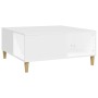 Mesa de centro madera contrachapada blanco 80x80x36,5 cm de vidaXL, Mesas de centro - Ref: Foro24-821092, Precio: 67,69 €, De...